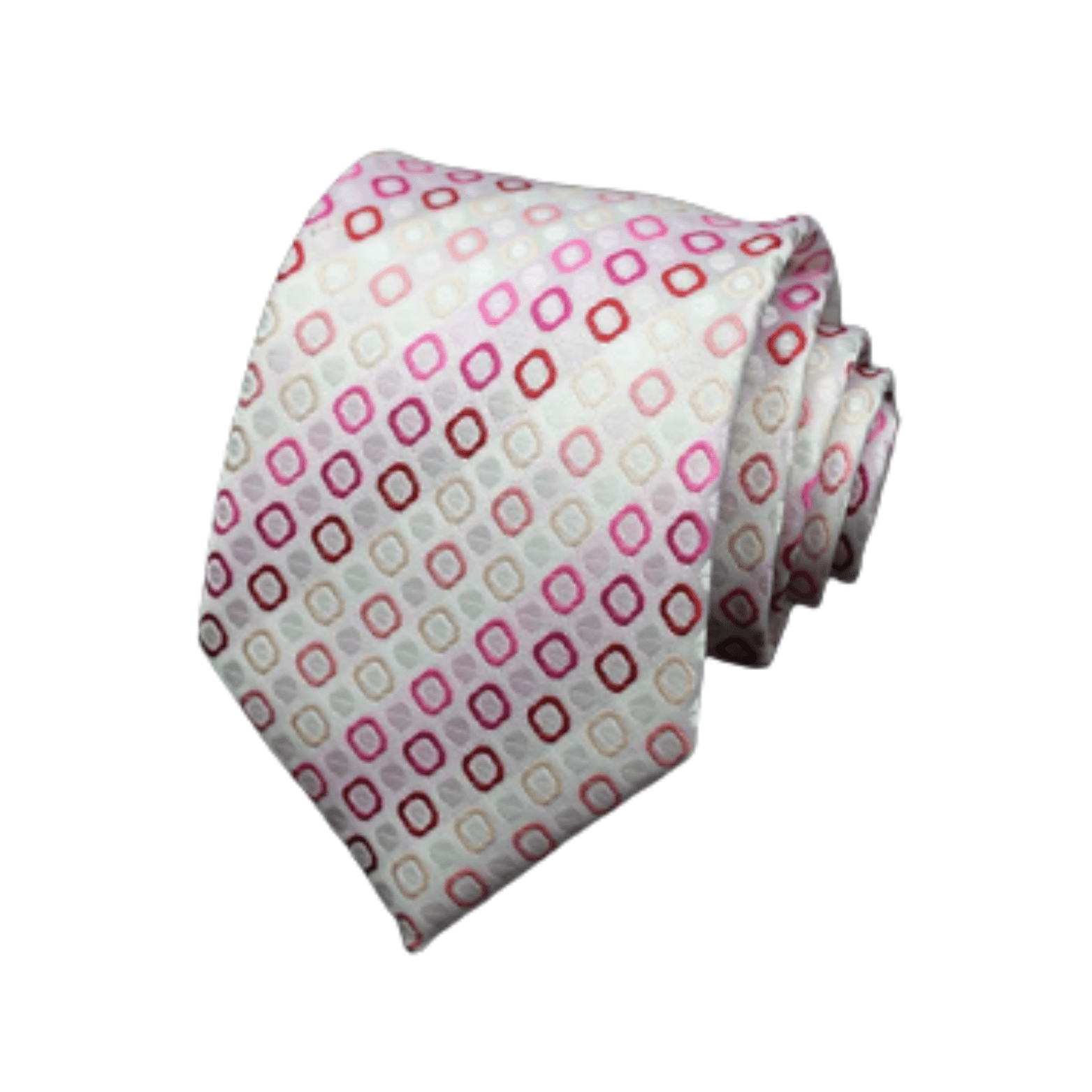 Men’s Floral & Polka Dot Necktie Set Blue Red Yellow - The Crew