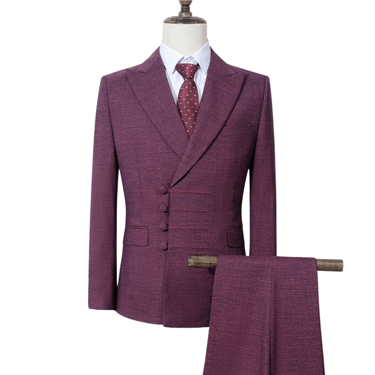 Men’s Elegant Double - Breasted Suit – Luxury Formalwear - The Crew