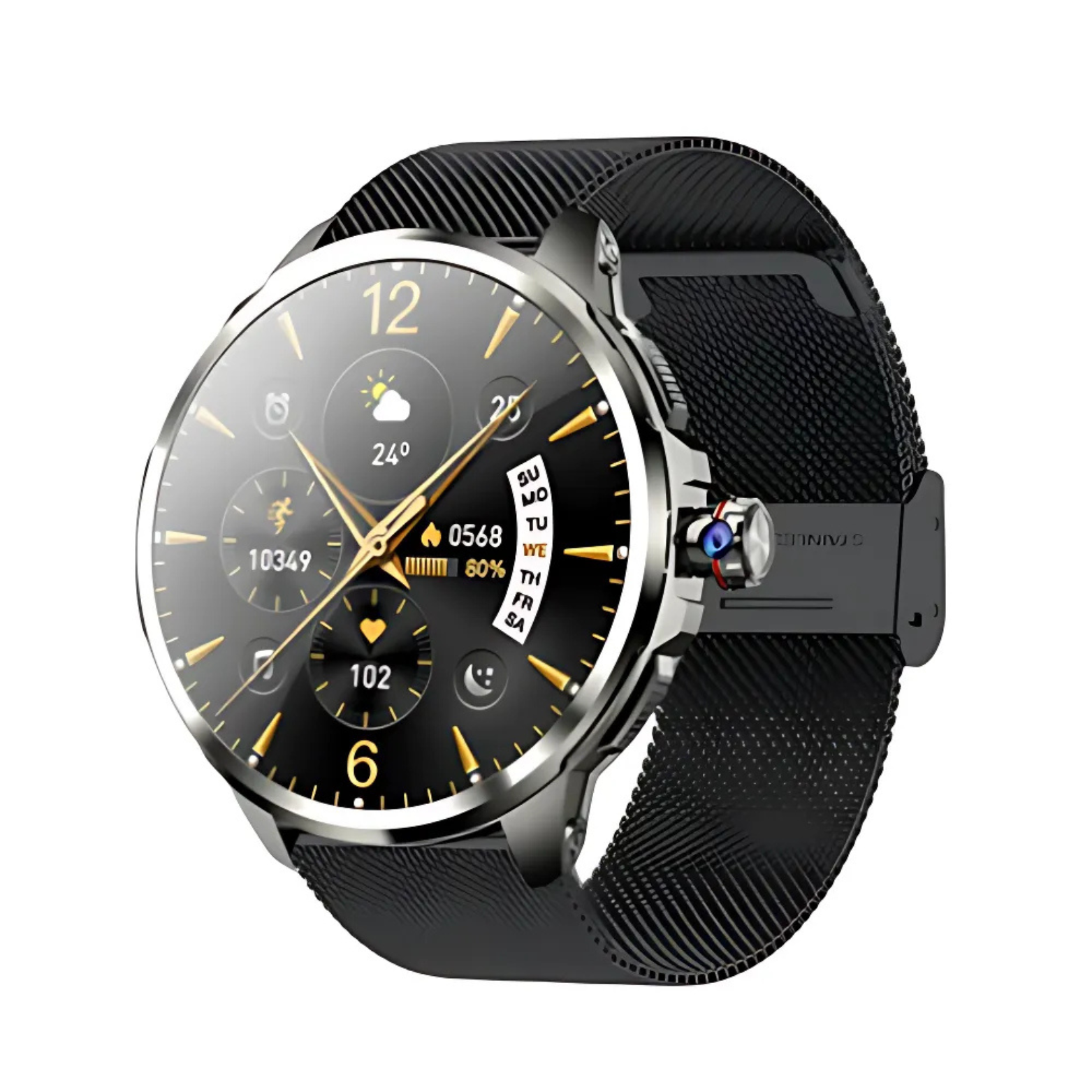 5G AMOLED Smartwatch with Camera Front View – The Crew