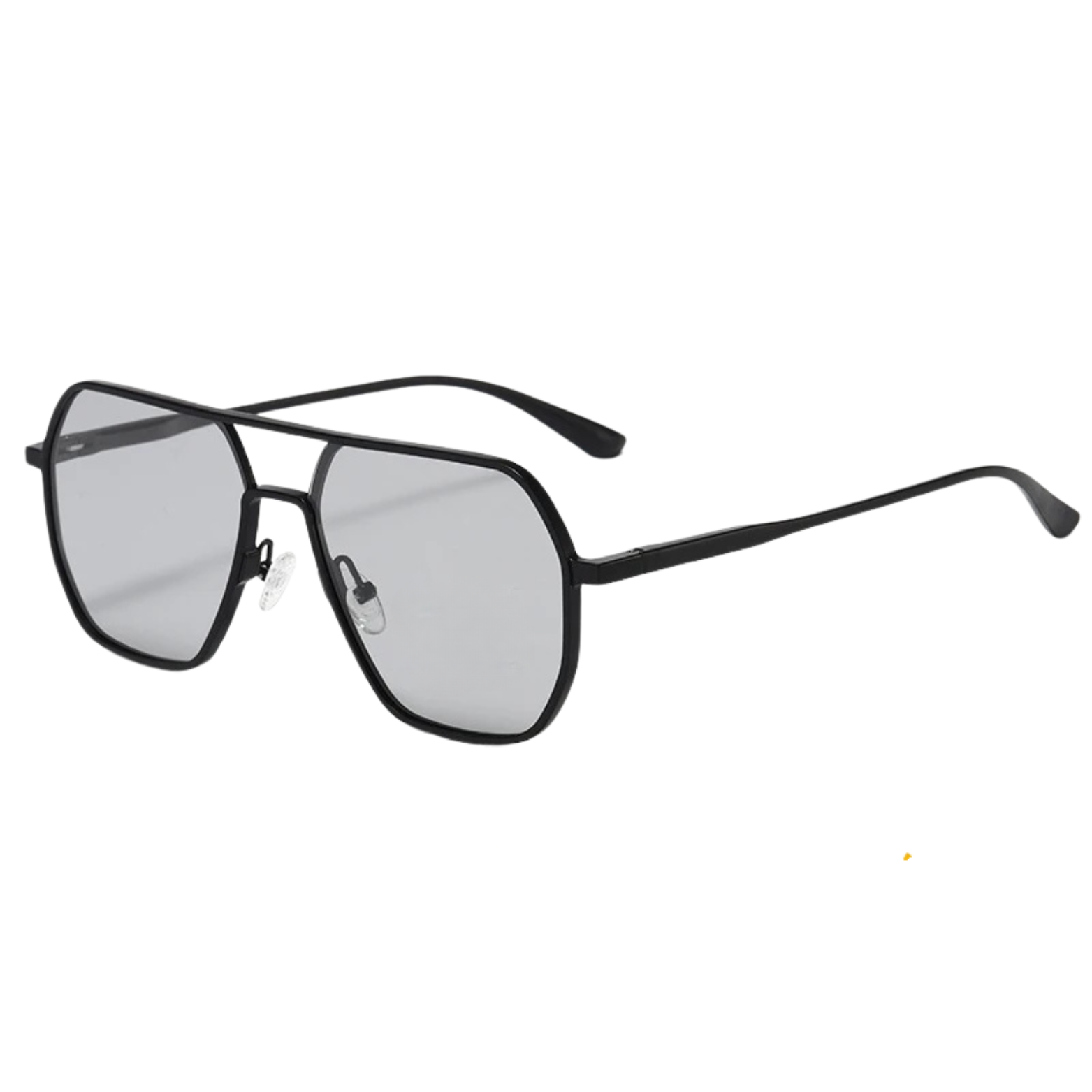 Gray lens photochromic sunglasses square style – The Crew