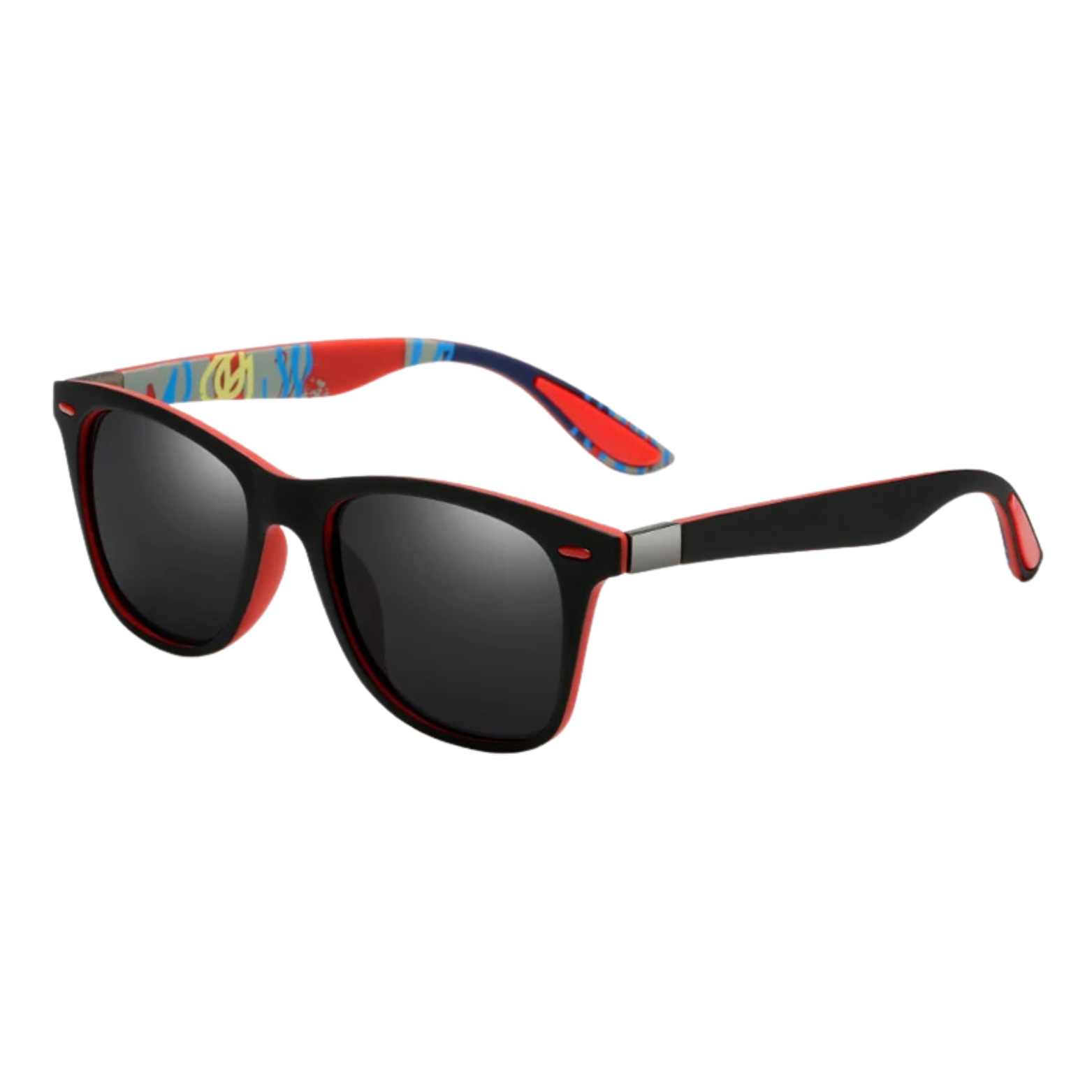 Men polarized sunglasses black lens classic – The Crew