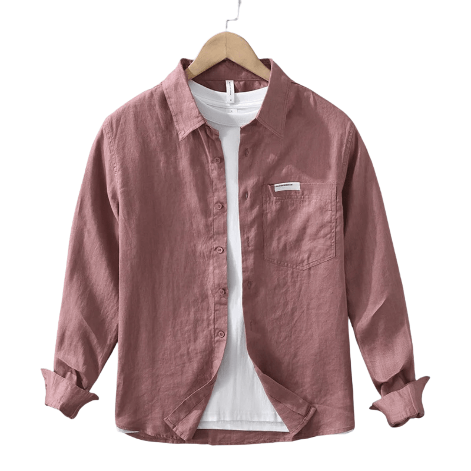 Men’s Linen White Casual Shirt – Lightweight Summer Style - The Crew