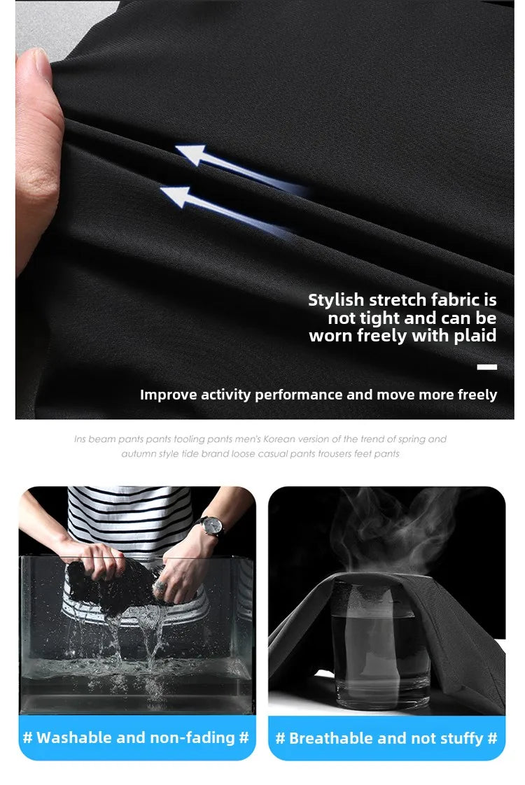 Ice Silk Joggers Pocket and Fabric Details – The Crew