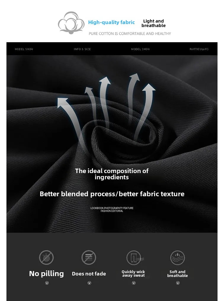 Men’s Ice Silk Joggers Breathable Fabric Promo – The Crew