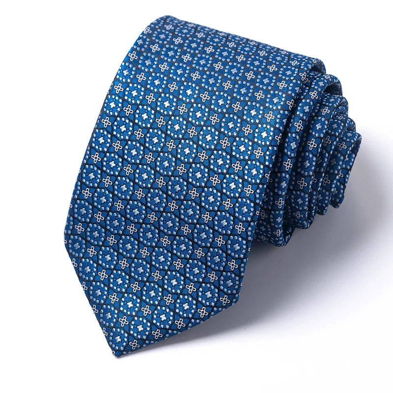 Striped Wedding Tie for Men | Elegant Office Style - The Crew