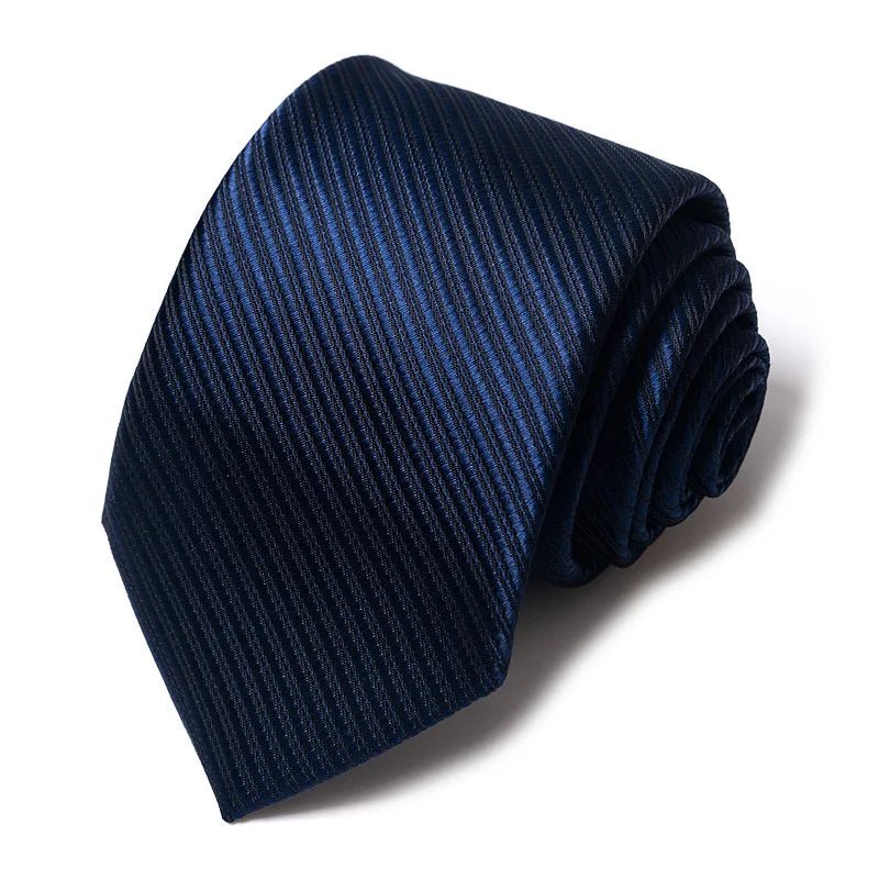 Striped Wedding Tie for Men | Elegant Office Style - The Crew