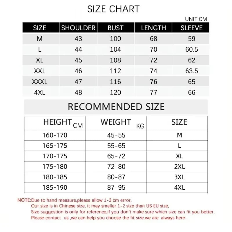 Men blazer size chart measurement guide – The Crew