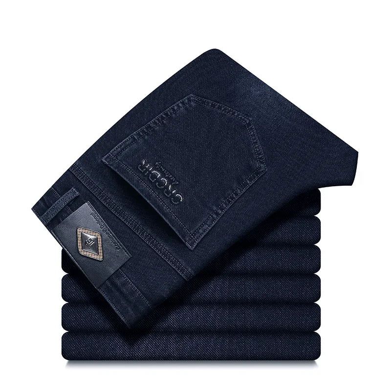 Men stretch denim jeans packaging set – The Crew
