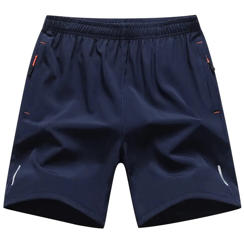 Navy blue lightweight athletic shorts men – The Crew