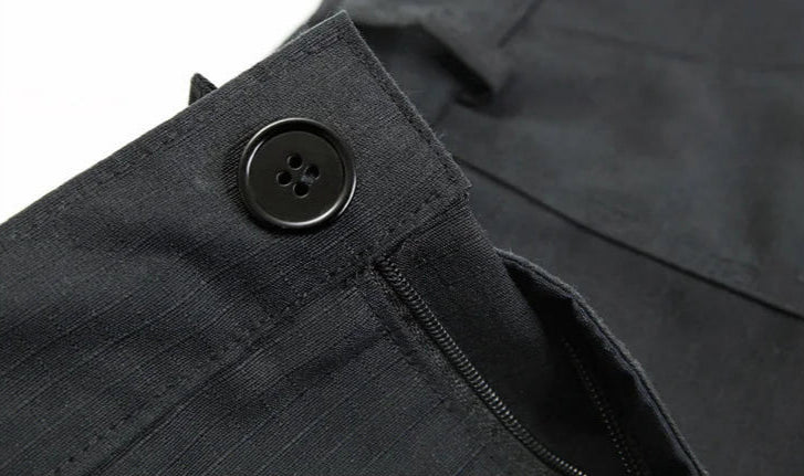 Button and pocket detail tactical cargo pants – The Crew