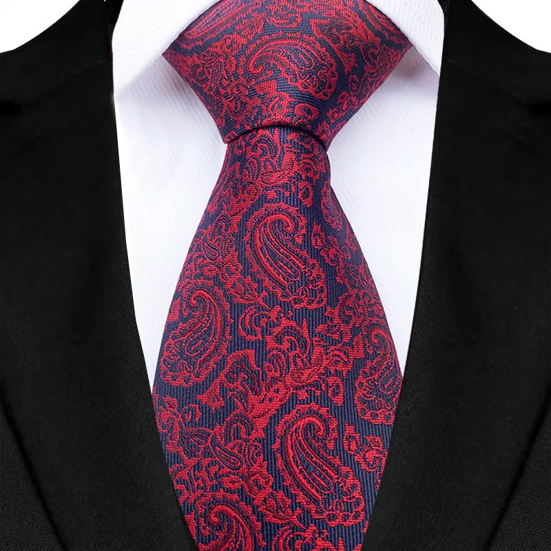 Men’s Burgundy Polka Dot Tie Elegant – The Crew