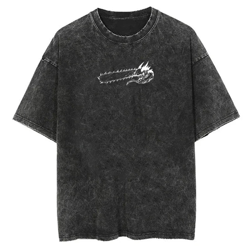 Men’s Makima Chainsaw Man Vintage Tee Graphic Design 11 – The Crew