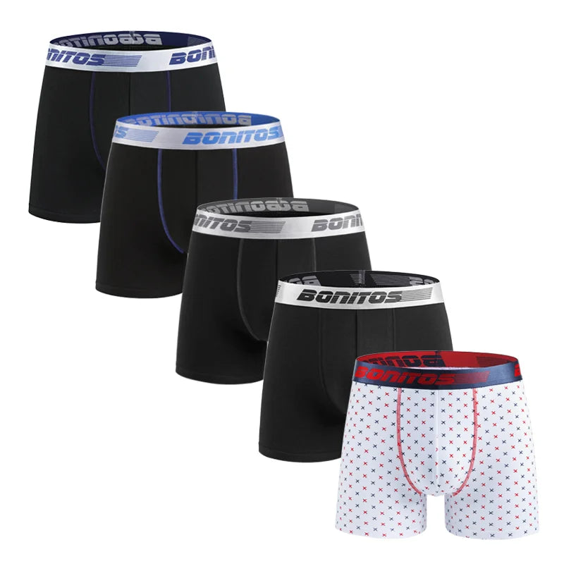 Men’s Premium Boxer Shorts 5-Pack Color Set – The Crew