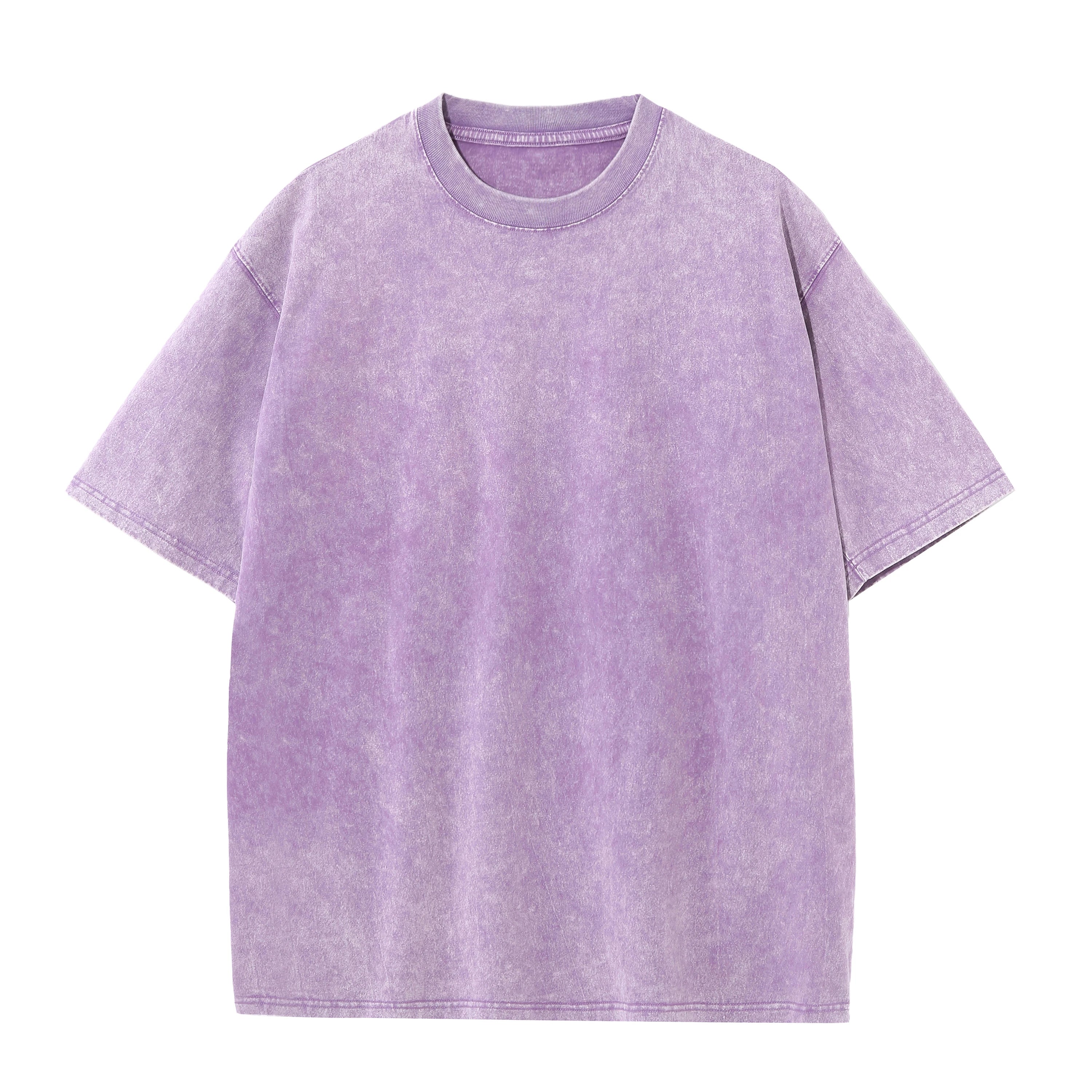 Purple Washed Cotton Oversized T-Shirt for Men – The Crew