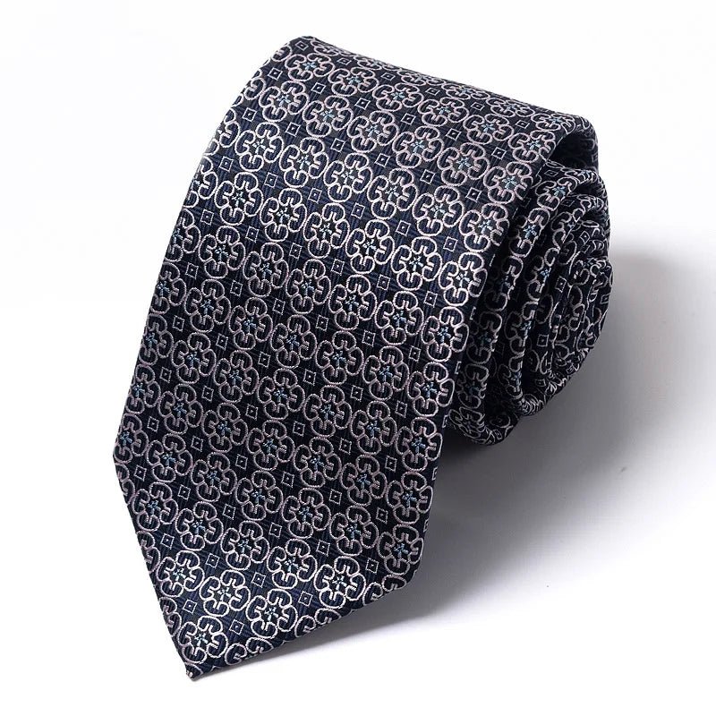 Striped Wedding Tie for Men | Elegant Office Style - The Crew