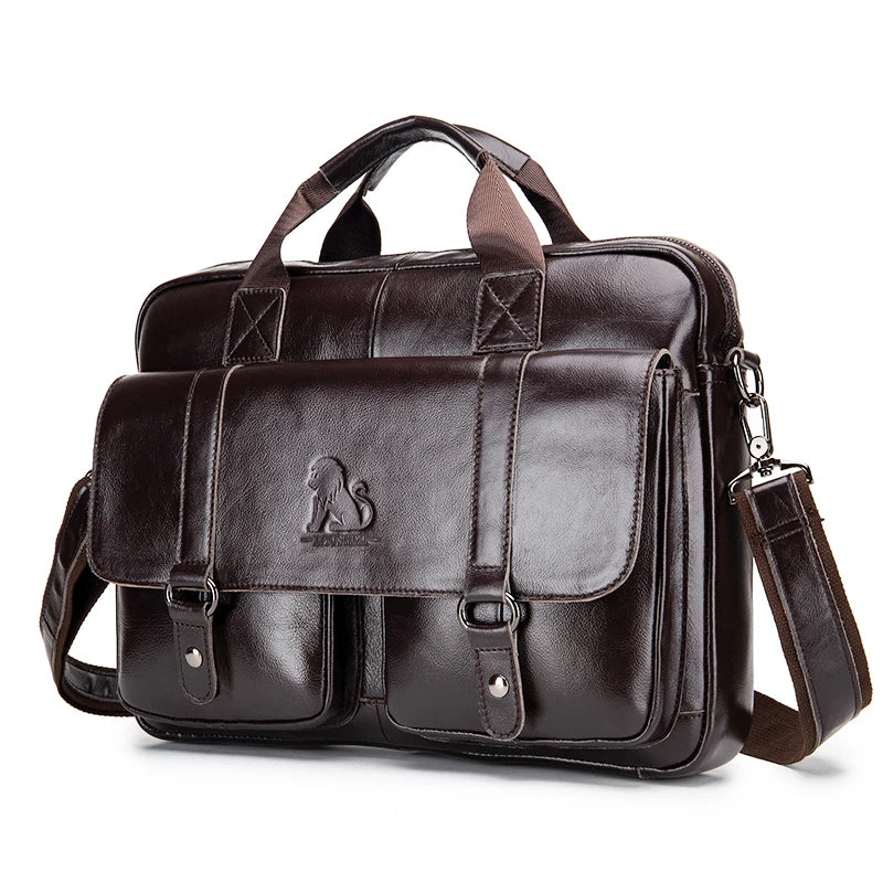 Men's Dominion Executive Premium Leather Briefcase
