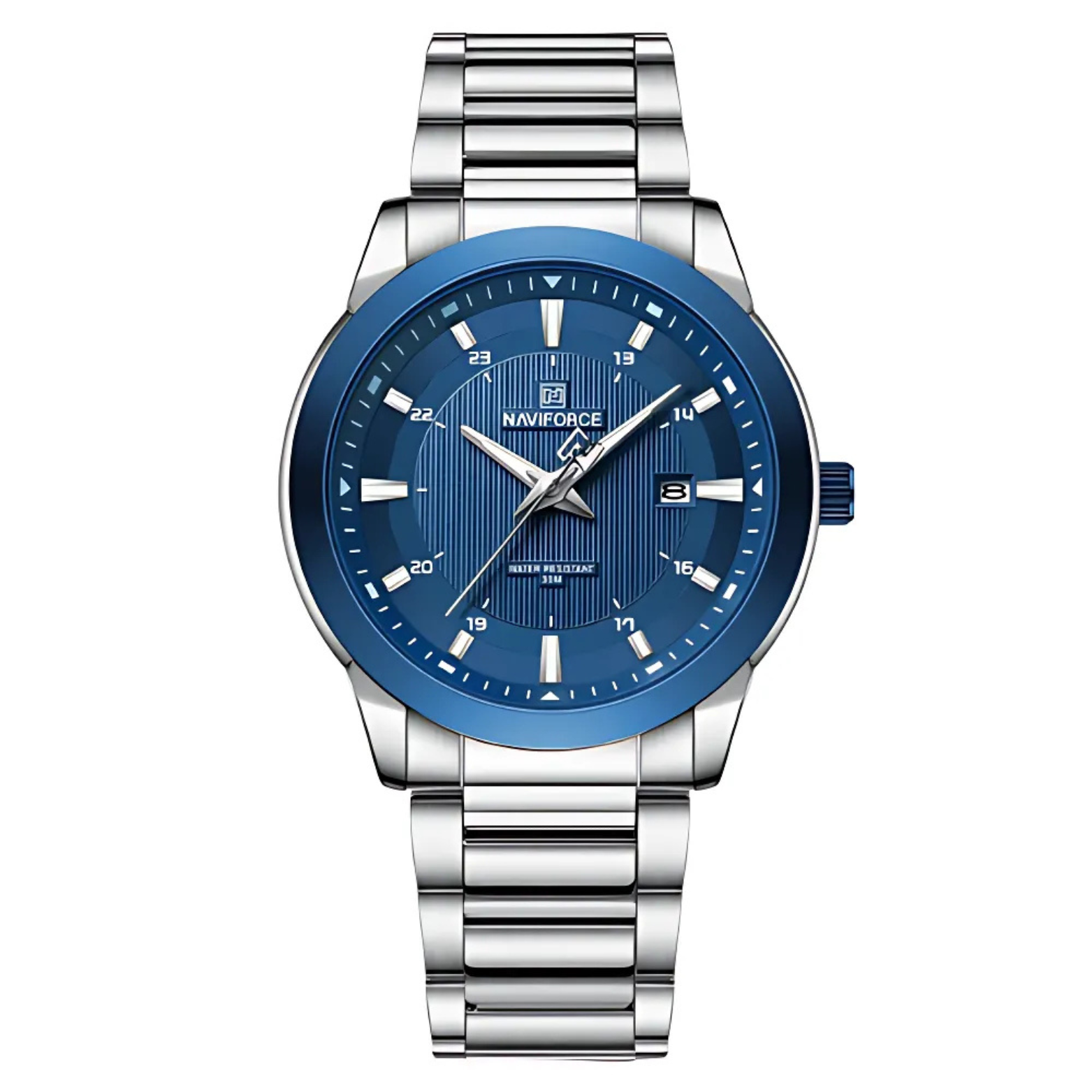 NAVIFORCE NF8029 Blue Dial Stainless Steel – The Crew