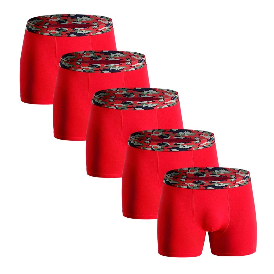 Men’s Cotton Boxers 5 - Pack – Soft Daily Underwear - The Crew