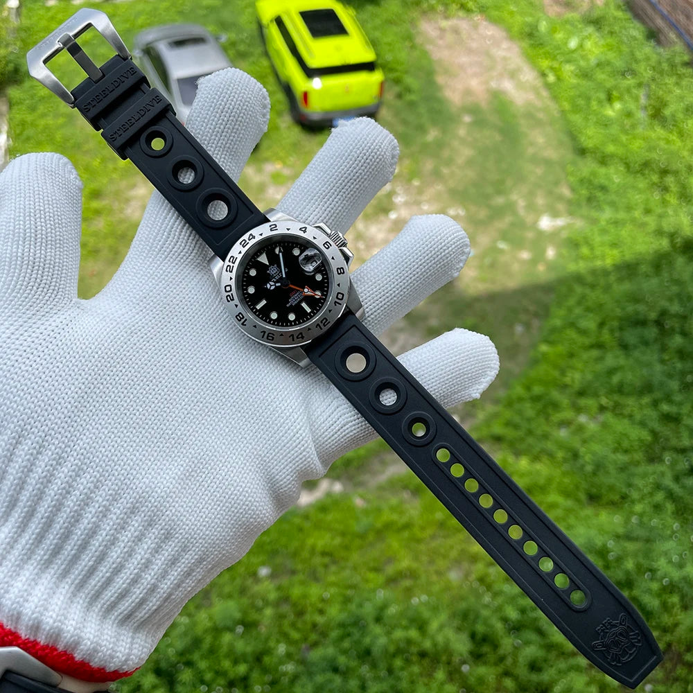 STEELDIVE SD1992 GMT Automatic Watch Durable Style | The Crew