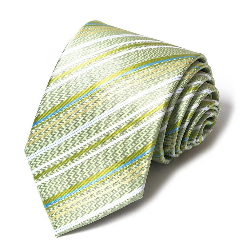 Striped Wedding Tie for Men | Elegant Office Style - The Crew