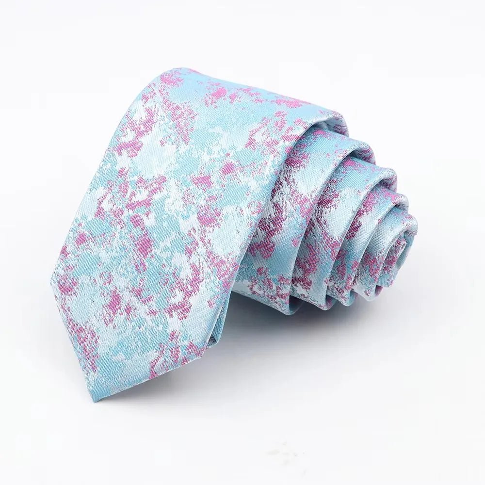 Men’s 6cm Floral Slim Tie - The Crew