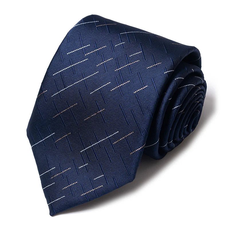 Striped Wedding Tie for Men | Elegant Office Style - The Crew
