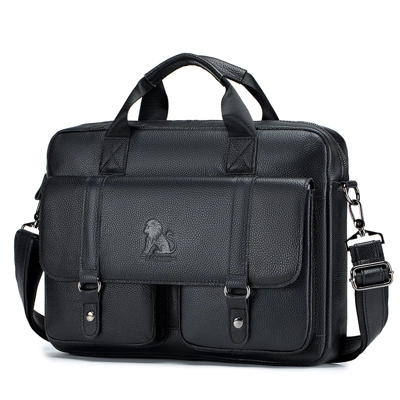 Men's Dominion Executive Premium Leather Briefcase