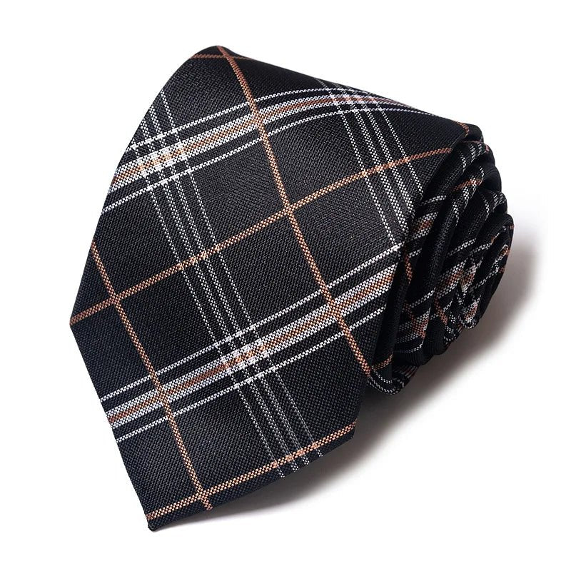 Striped Wedding Tie for Men | Elegant Office Style - The Crew