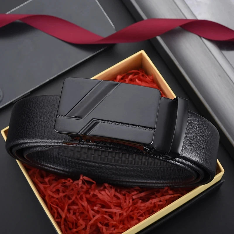 Men’s Luxury PU Leather Belt Gift Presentation – The Crew
