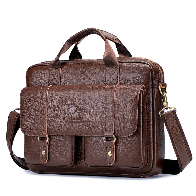 Men's Dominion Executive Premium Leather Briefcase