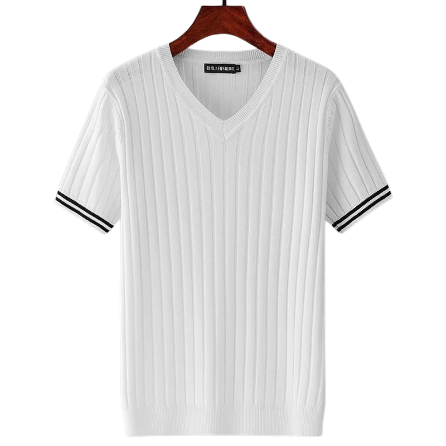 White Premium Cotton Knit T-Shirt Men – The Crew