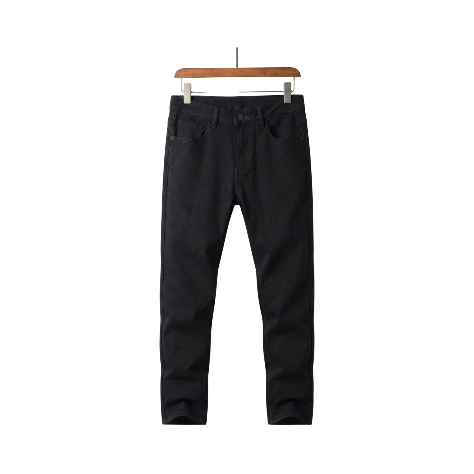 Men’s Black Slim Fit Jeans – Classic Denim Style – The Crew