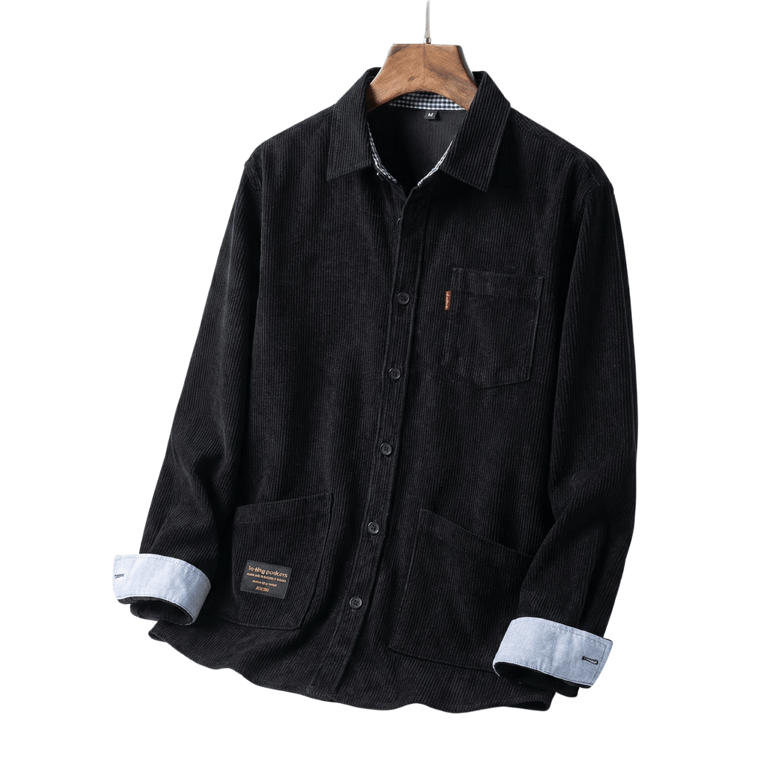 Men’s Corduroy Urban Workwear Shirt – Rugged Casual Style - The Crew