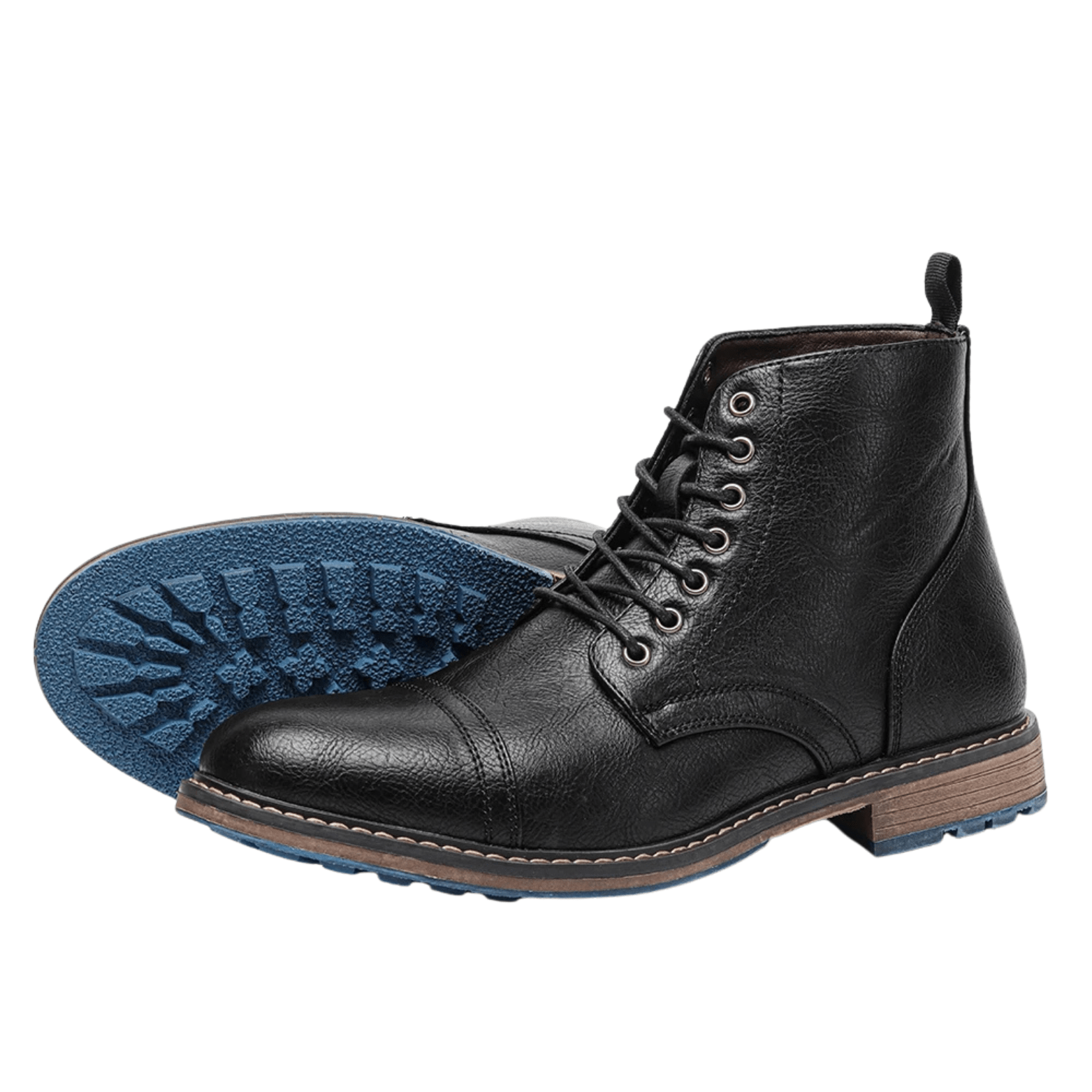 Men’s Stylish Leather Ankle Boots – Modern Casual Wear - The Crew
