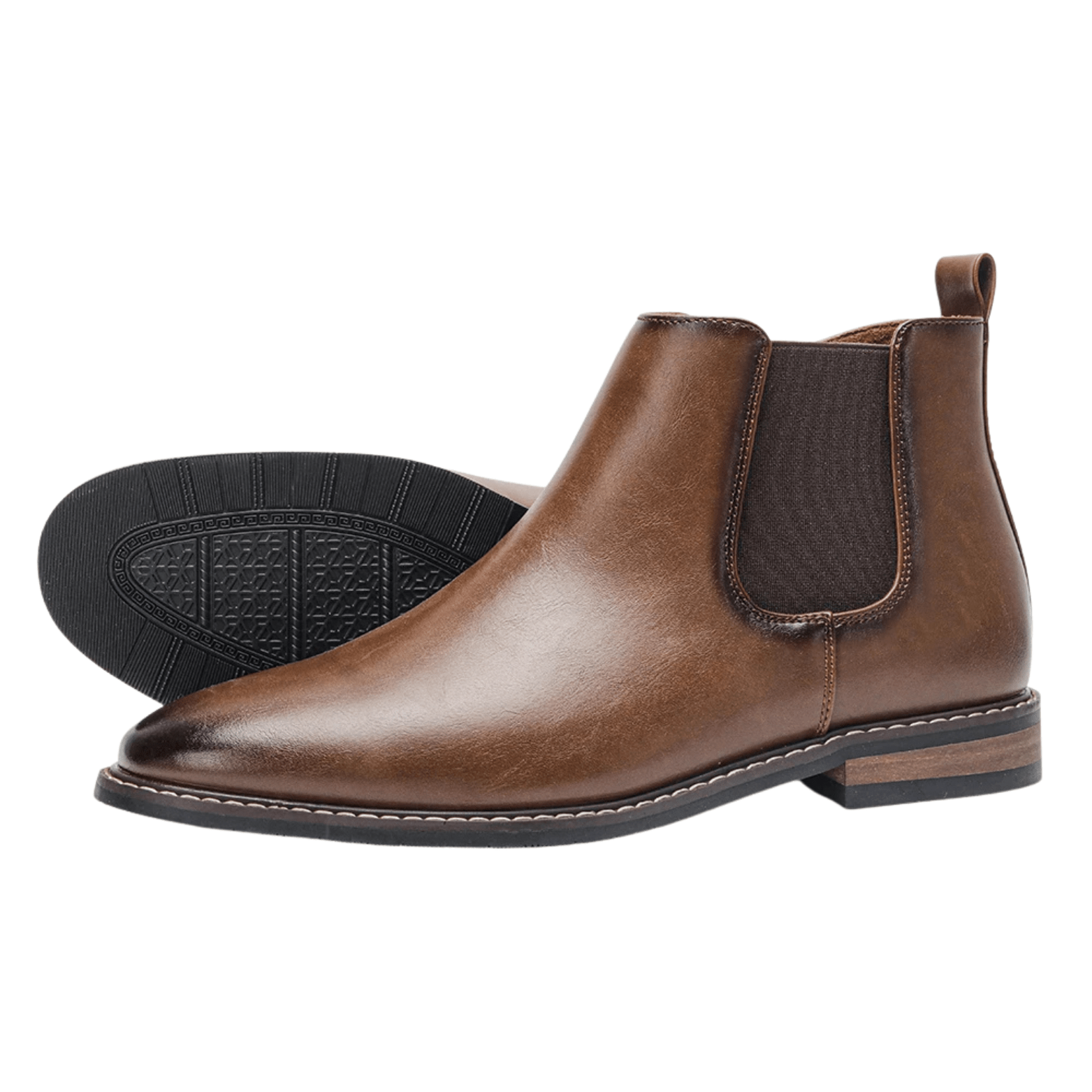 Men’s 2025 Leather Chelsea Boots – Modern Ankle Style - The Crew