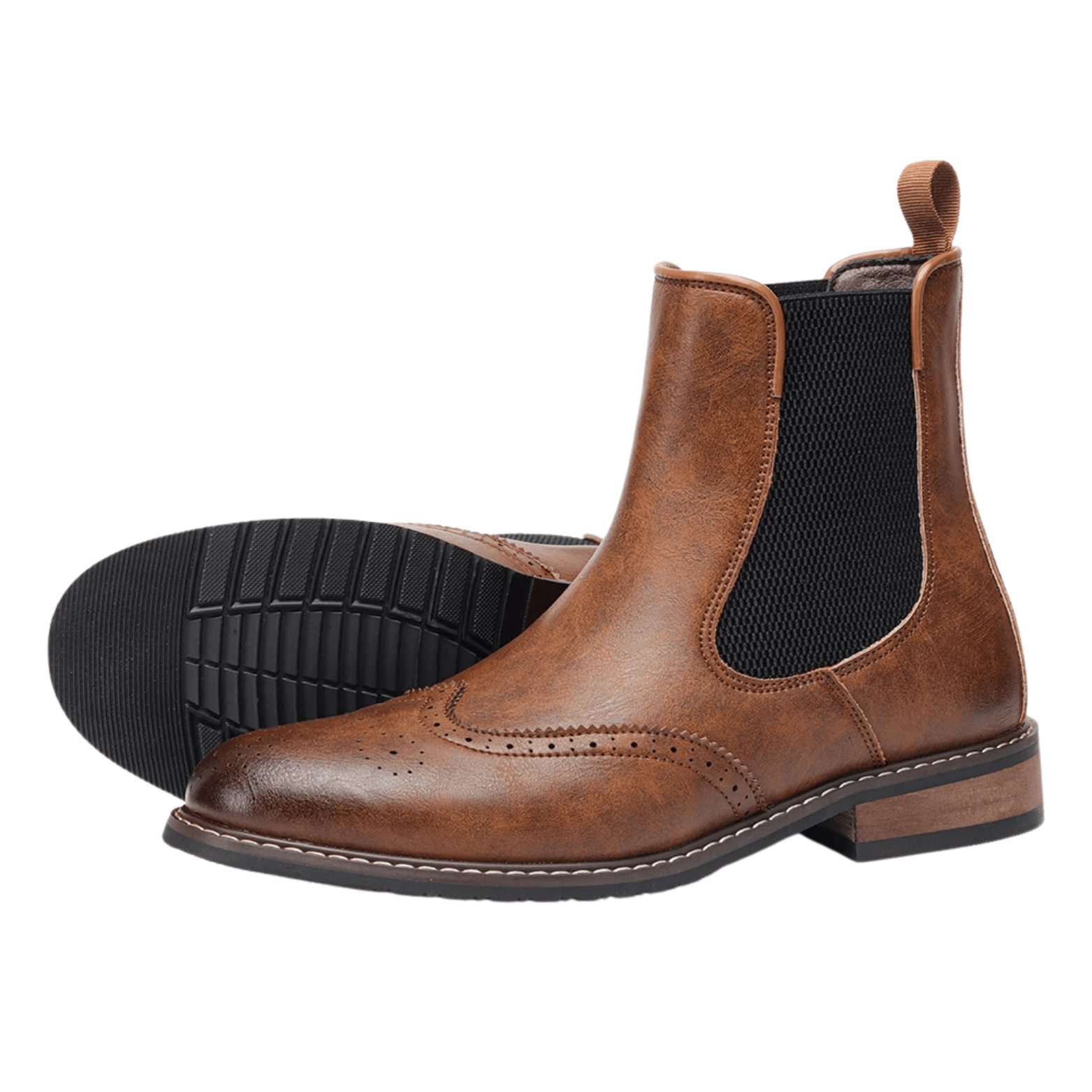 Men’s Soft Leather Chelsea Boots – Comfortable Ankle Fit - The Crew