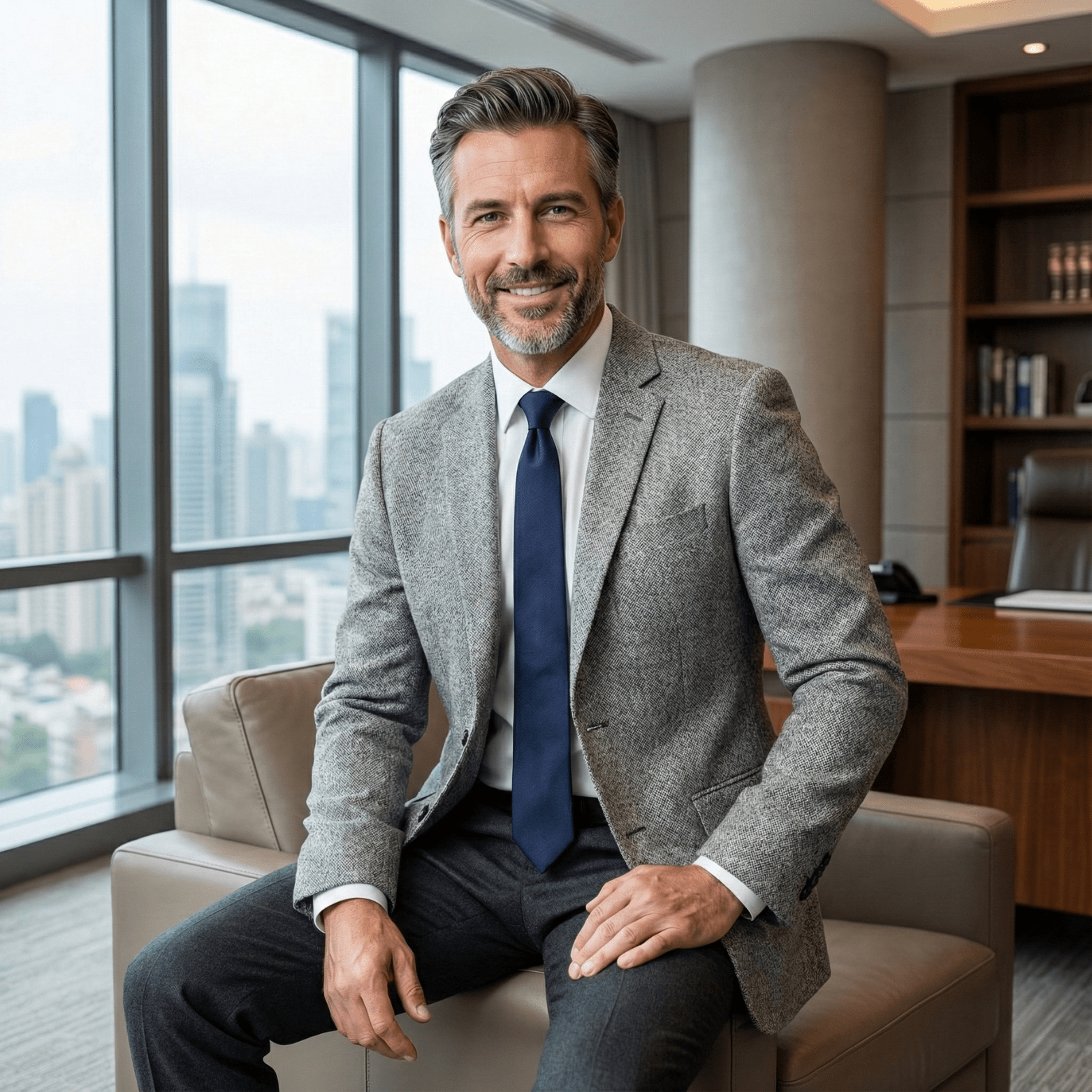 Men’s Slim Fit V - Neck Casual Blazer – The Crew - The Crew