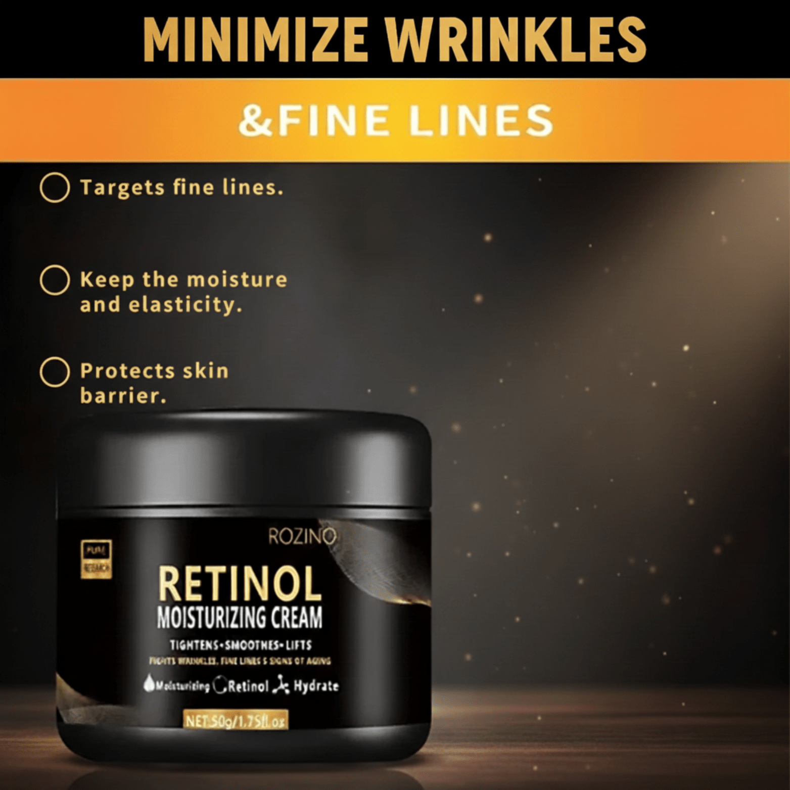 Men’s Retinol Face Cream – Anti - Aging Moisturizer - The Crew