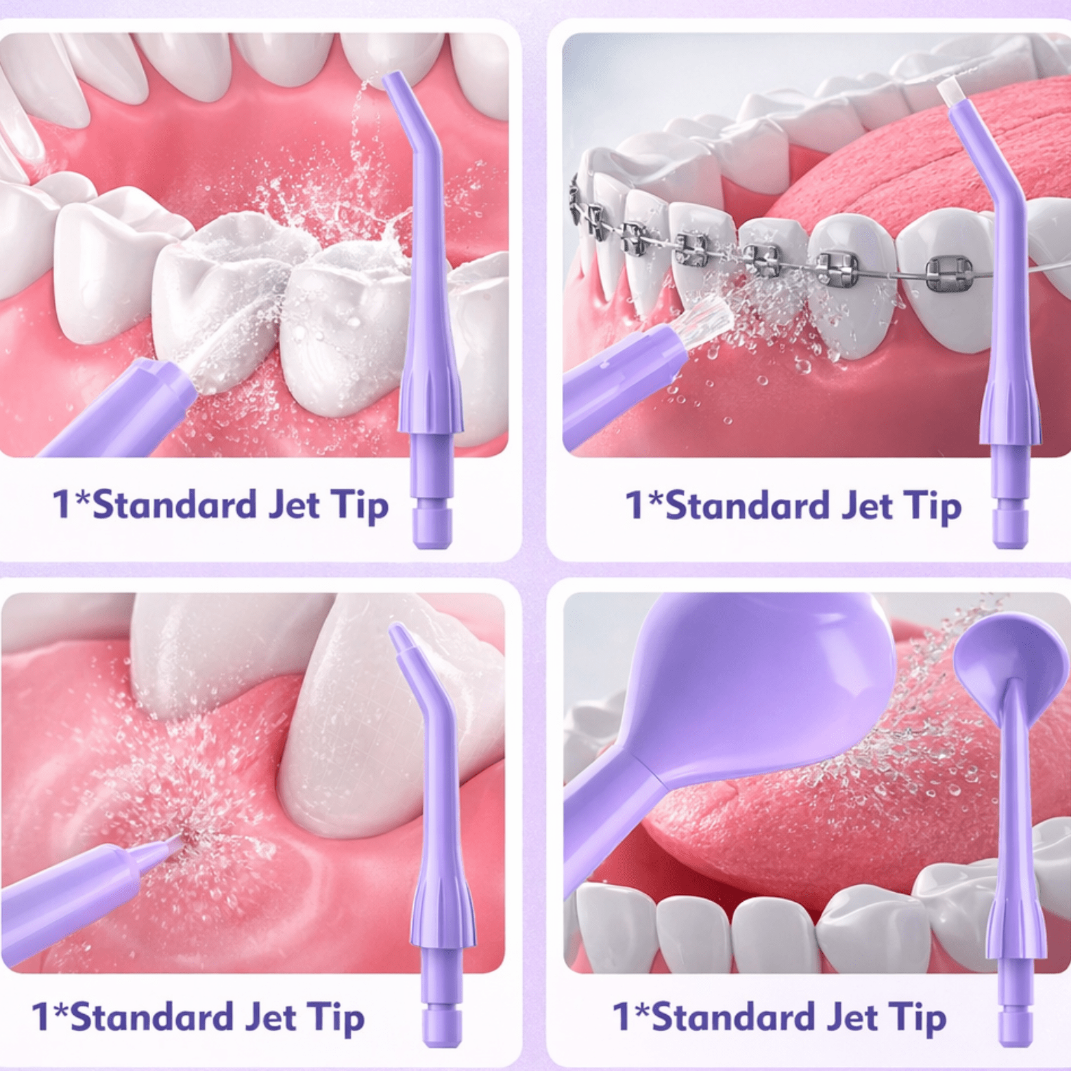 Portable Water Flosser 200ML Cordless Oral Irrigator IPX7 - The Crew