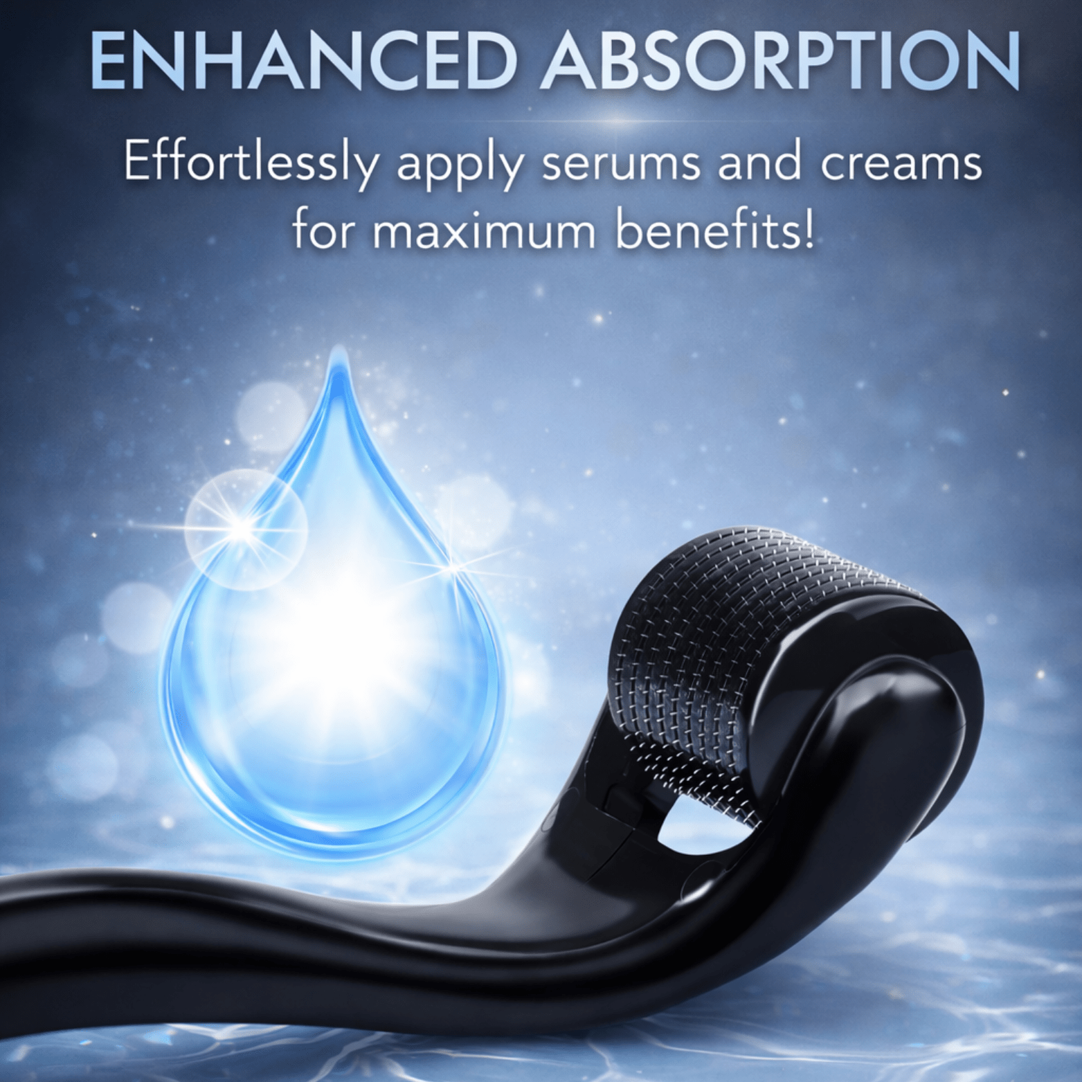 Microneedle Derma Roller 0.25mm – 540 Needles Tool - The Crew