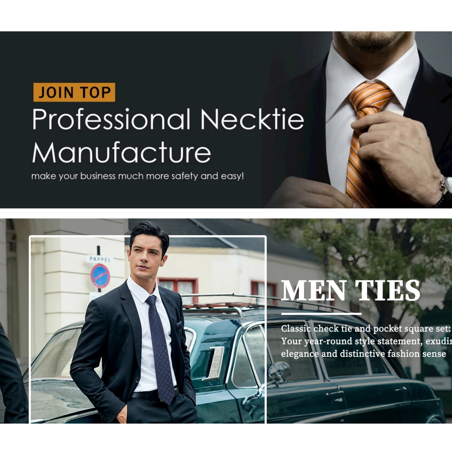 Men’s professional necktie manufacturer quality set – The Crew