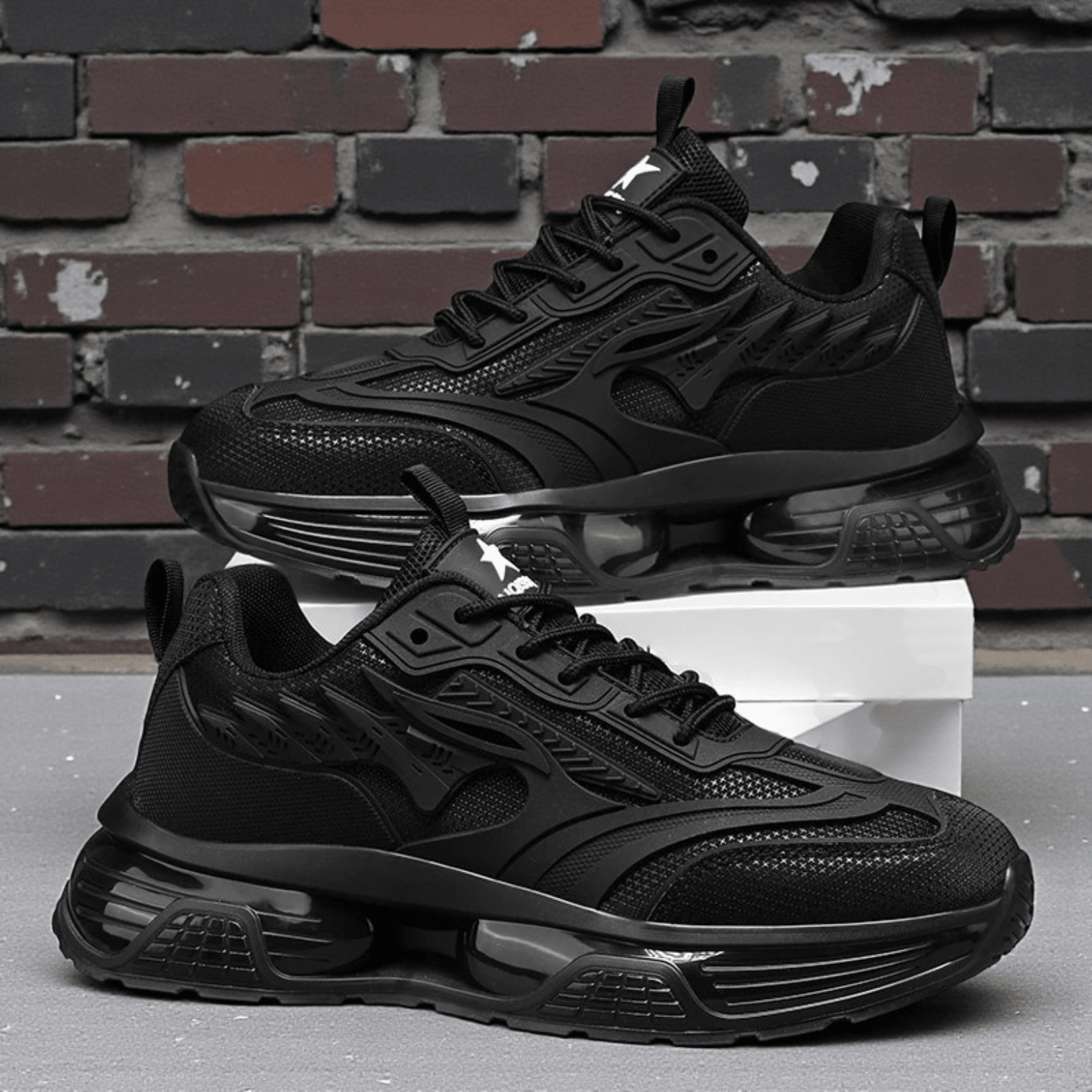 Men’s Air Cushion Running Sneakers – Lightweight Shoes - The Crew