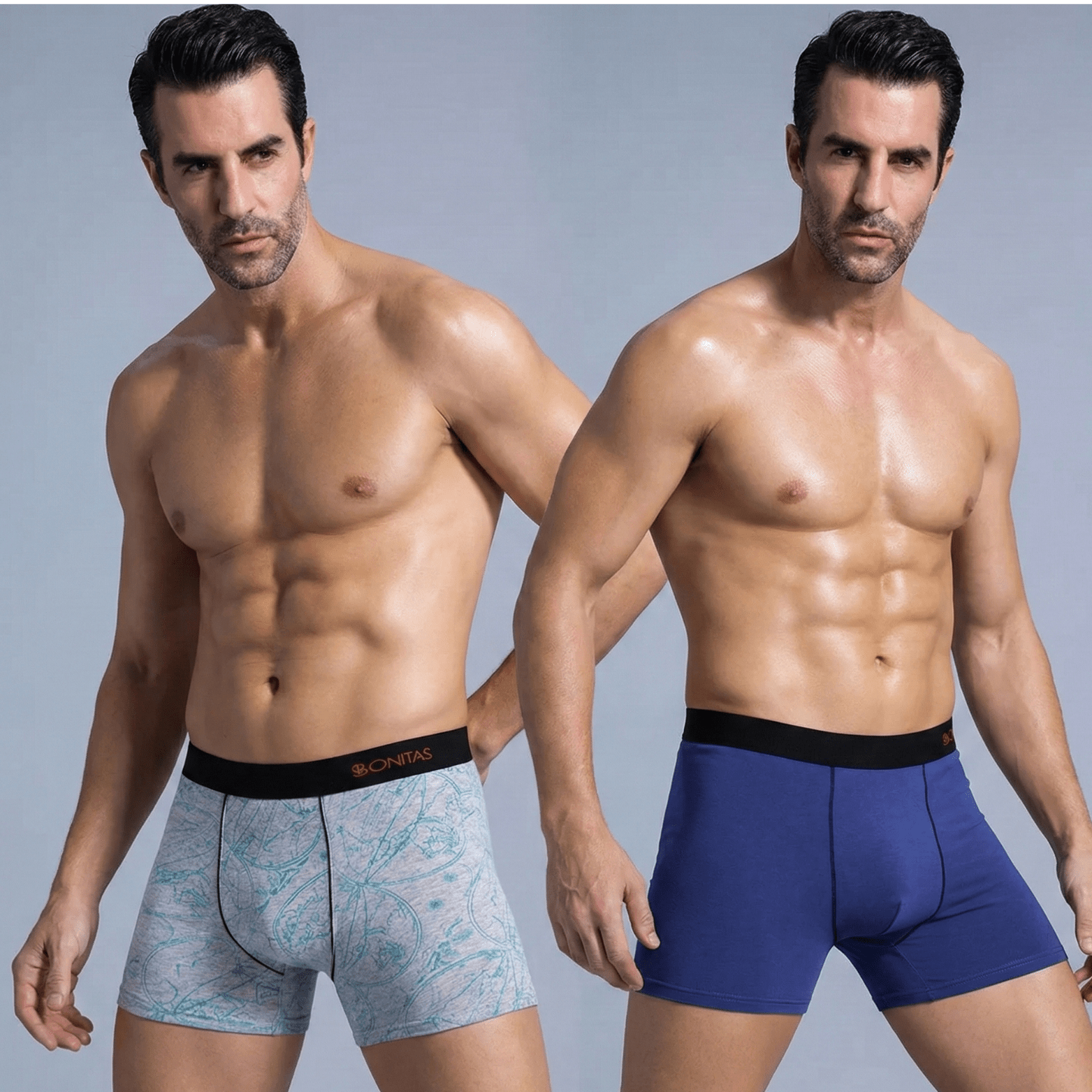 Men’s Premium Boxers 5 - Pack – Soft Breathable Comfort - The Crew
