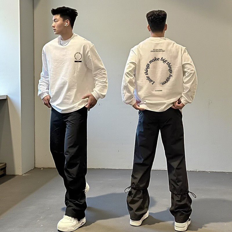 American Retro Cotton Shirt for Men Vintage Casual Style - The Crew