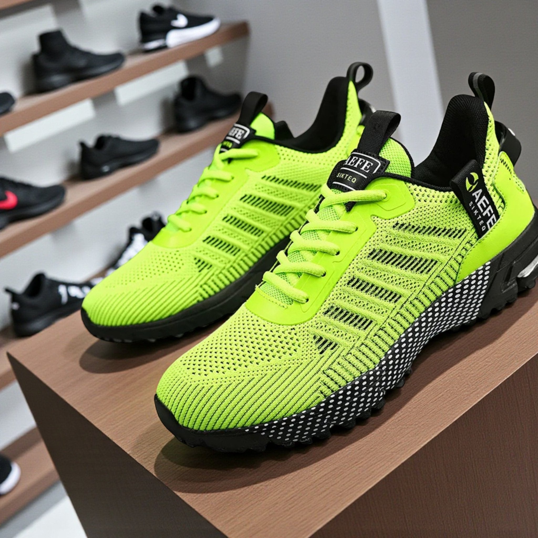 Men’s Lightweight Running Shoes – Breathable Sneakers - The Crew