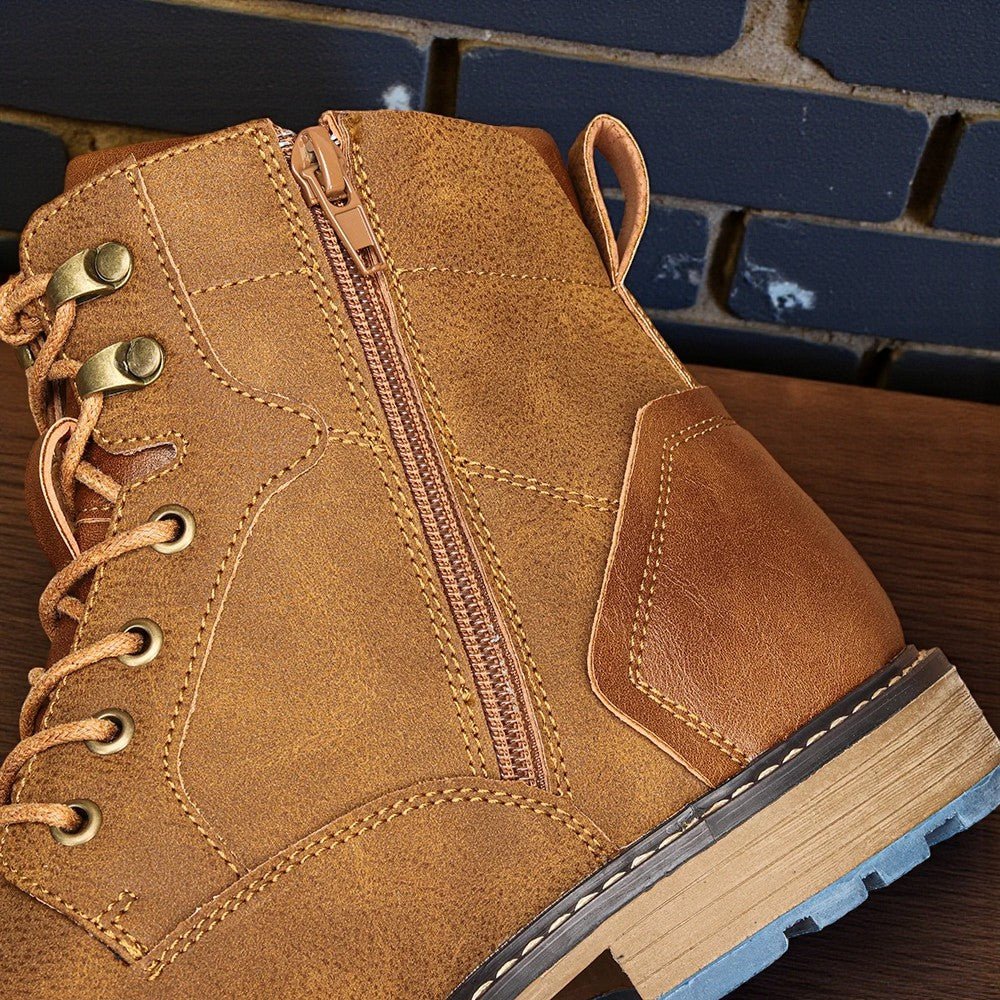 Men’s 2025 Premium Leather Boots – Luxury Casual Style - The Crew