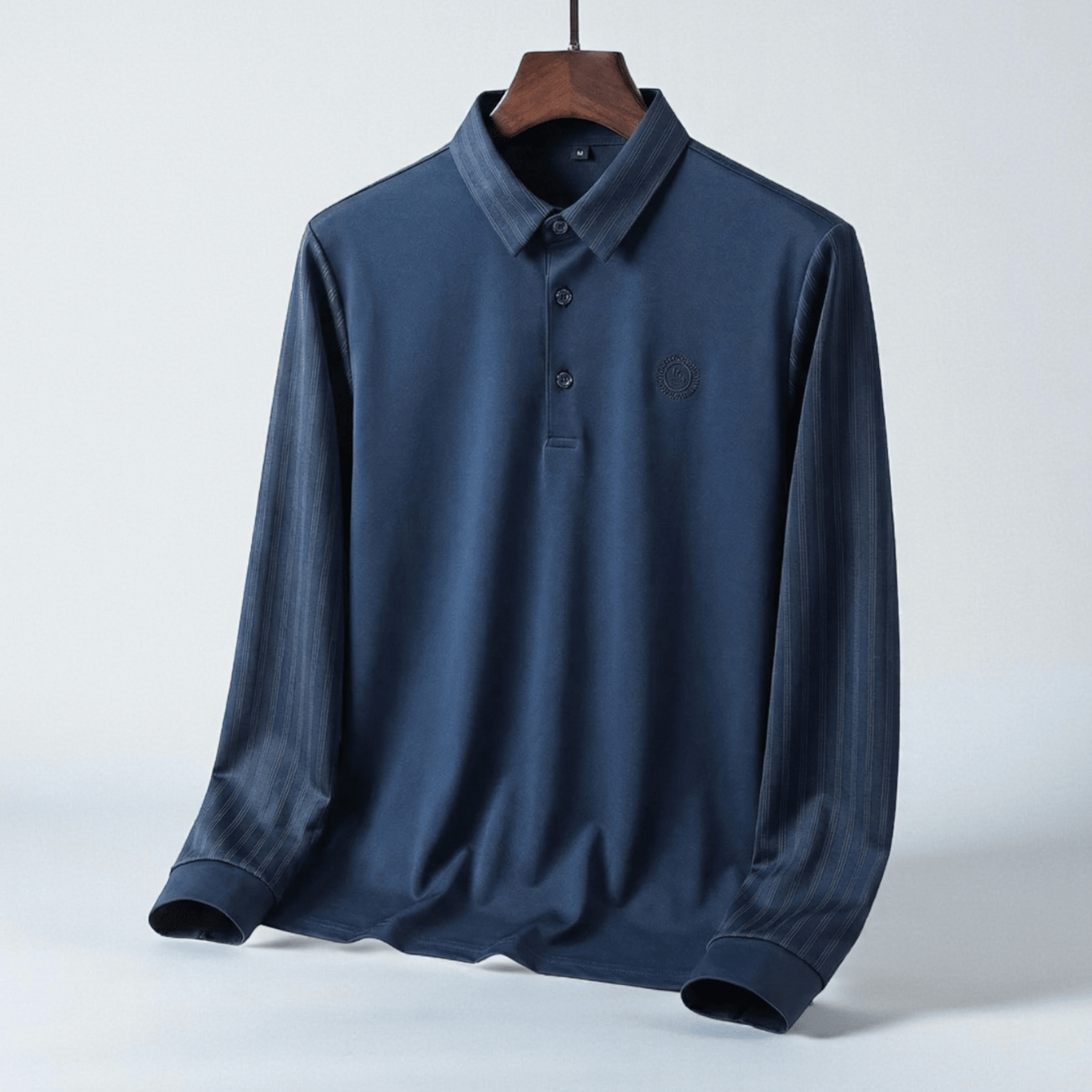 Men’s Slim Striped Collar Tee – Modern Street Style - The Crew