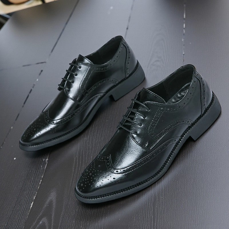 Men’s Full - Grain Leather Dress Shoes – Premium Formal - The Crew