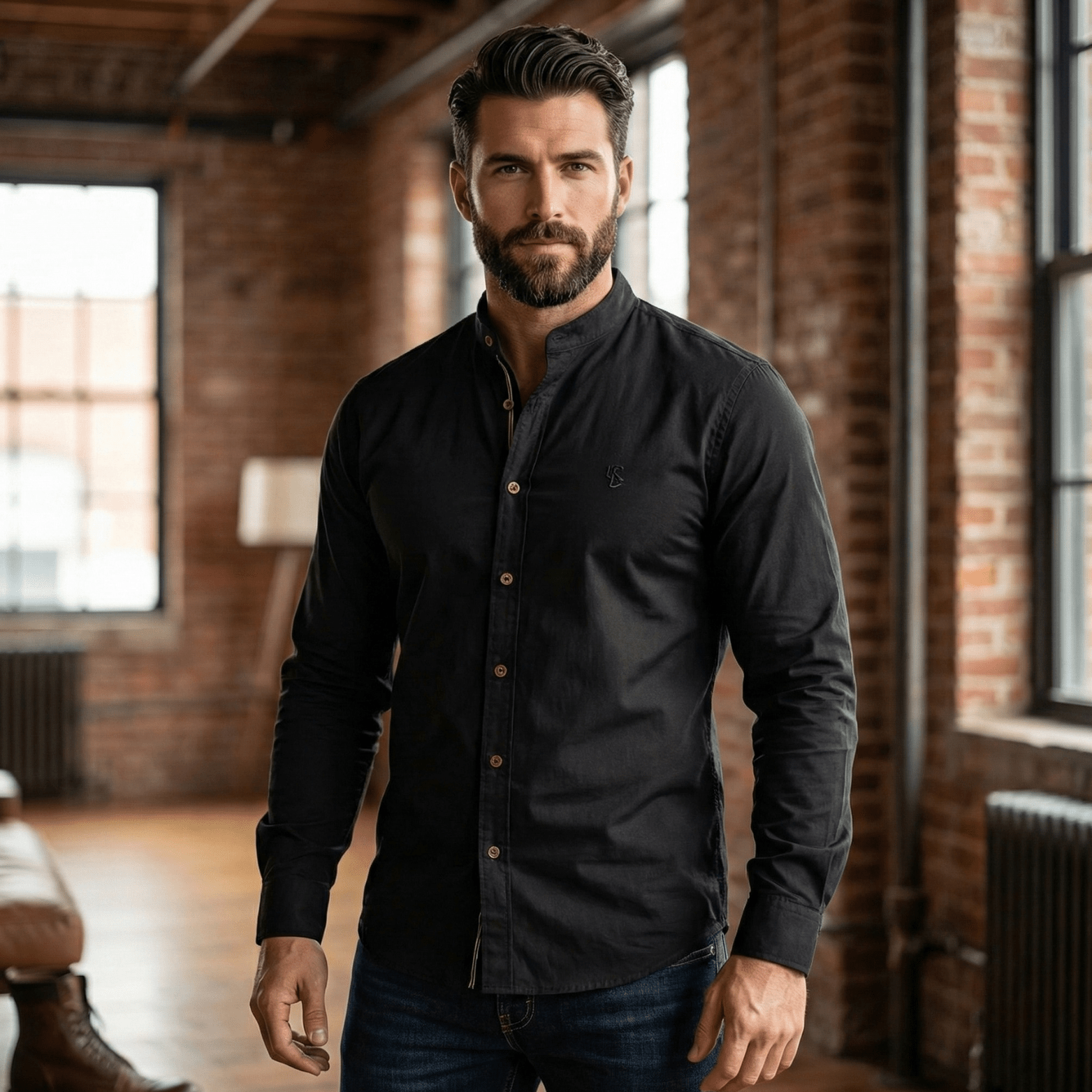 Men’s Premium Cotton Linen Shirt – Breathable Casual Style - The Crew