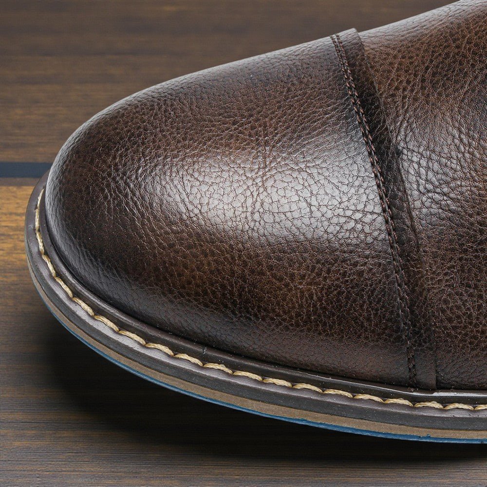 Men’s Retro Derby Shoes 2025 – Vintage Formal Style - The Crew